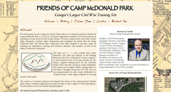 Desktop Screenshot of campmcdonaldpark.org